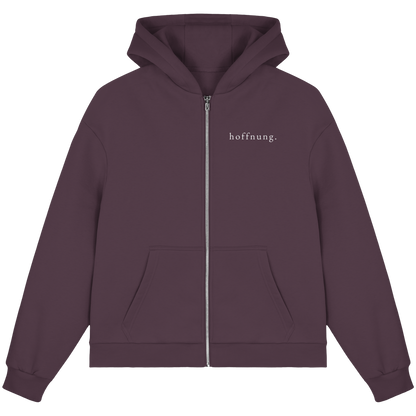 Die Hoffnung hat einen Namen - Jesus - Fluffy Boxcut Zipper