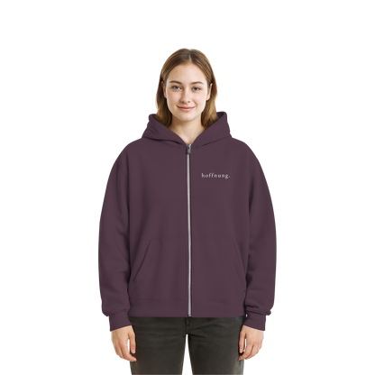 Die Hoffnung hat einen Namen - Jesus - Fluffy Boxcut Zipper