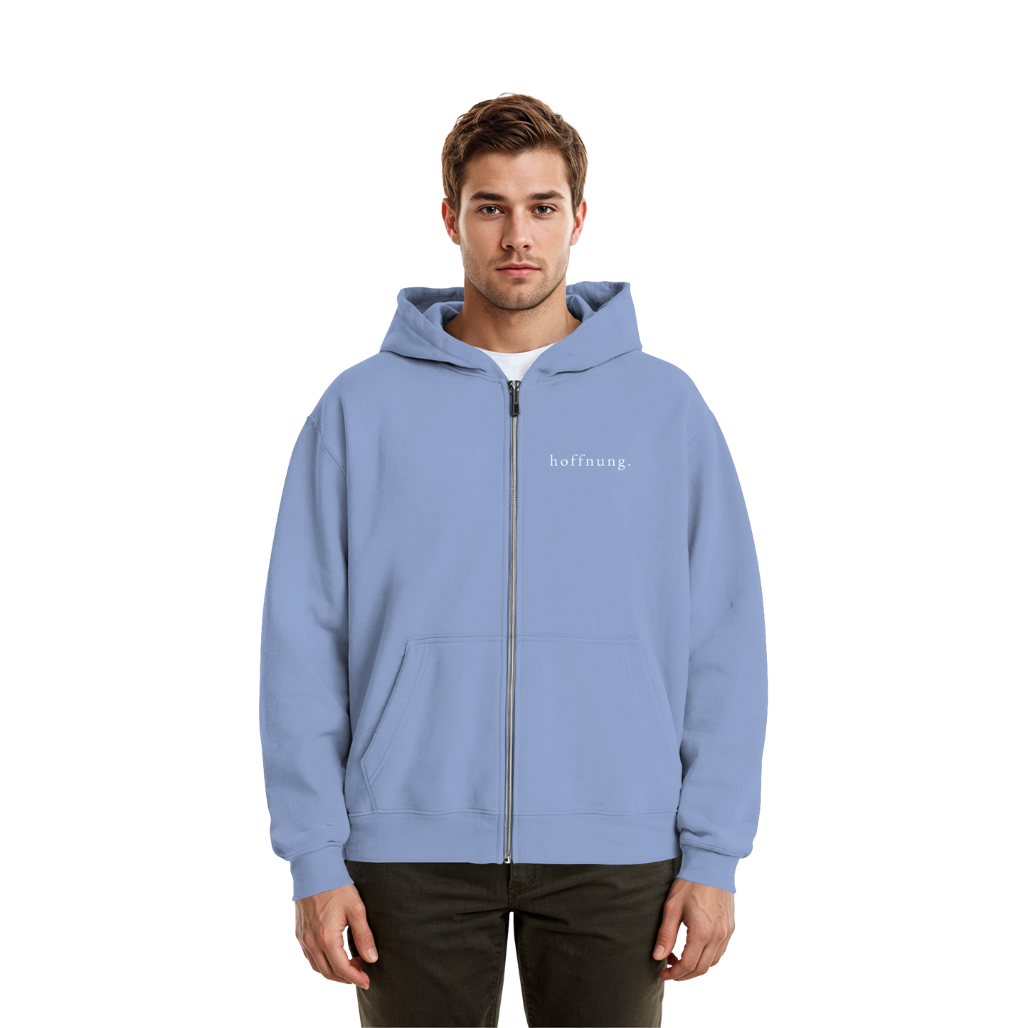 Die Hoffnung hat einen Namen - Jesus - Fluffy Boxcut Zipper