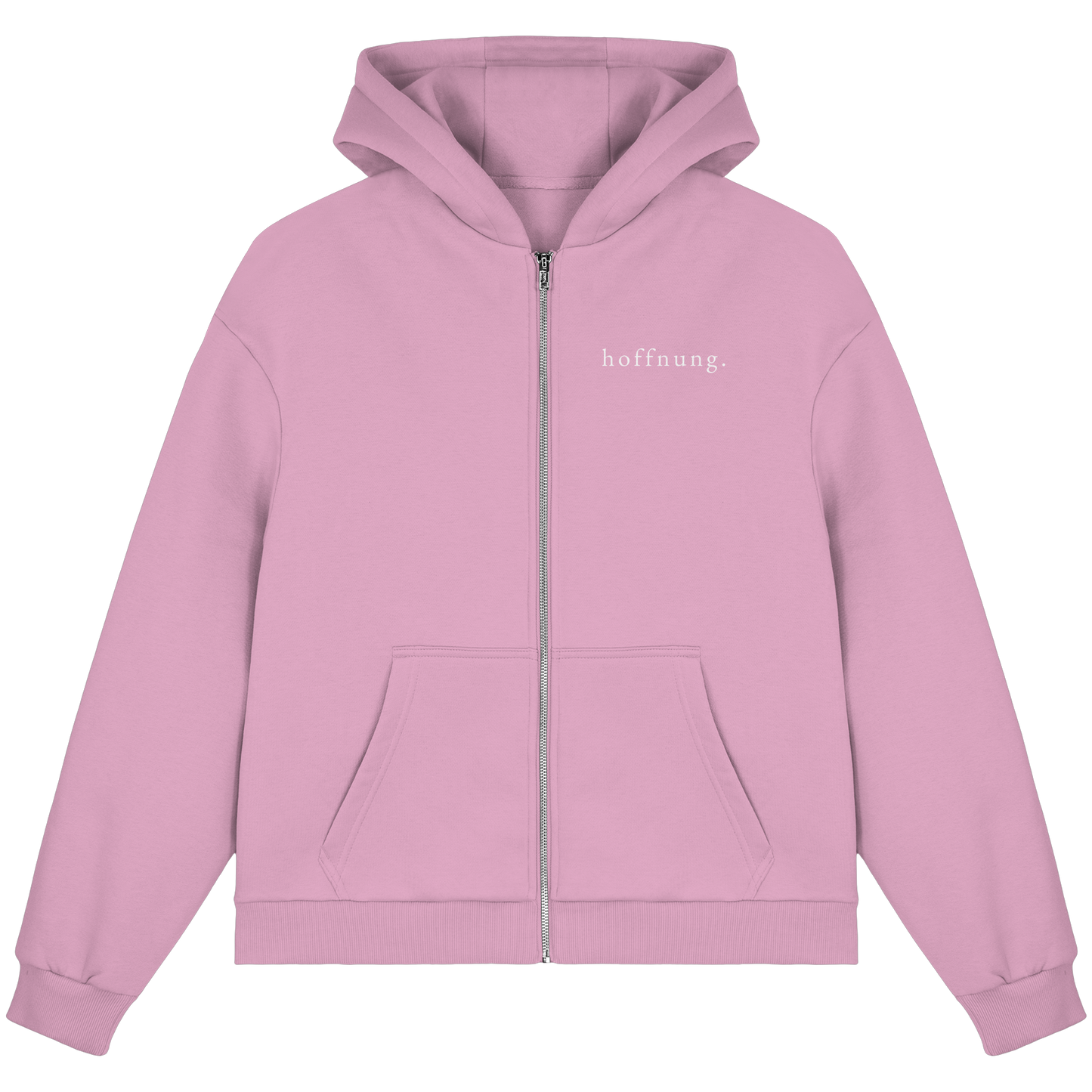 Die Hoffnung hat einen Namen - Jesus - Fluffy Boxcut Zipper