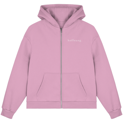 Die Hoffnung hat einen Namen - Jesus - Fluffy Boxcut Zipper