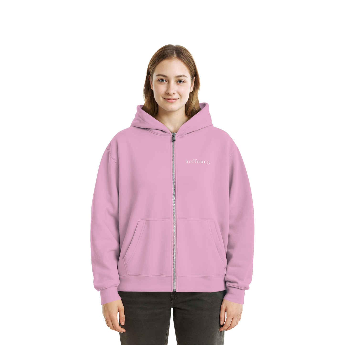 Die Hoffnung hat einen Namen - Jesus - Fluffy Boxcut Zipper
