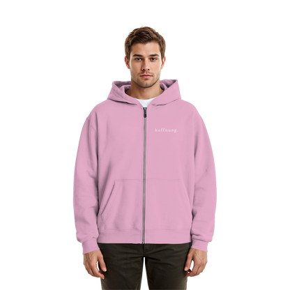 Die Hoffnung hat einen Namen - Jesus - Fluffy Boxcut Zipper