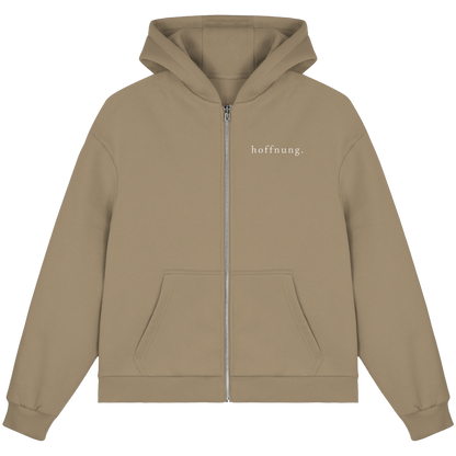 Die Hoffnung hat einen Namen - Jesus - Fluffy Boxcut Zipper