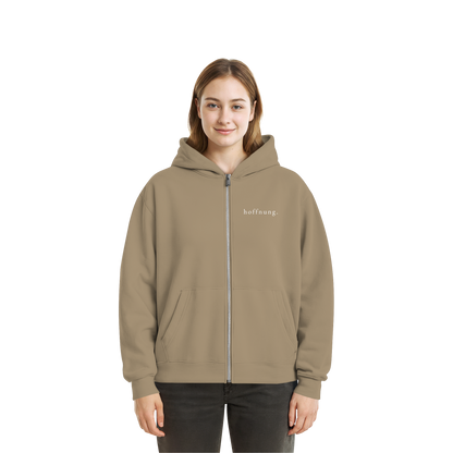 Die Hoffnung hat einen Namen - Jesus - Fluffy Boxcut Zipper