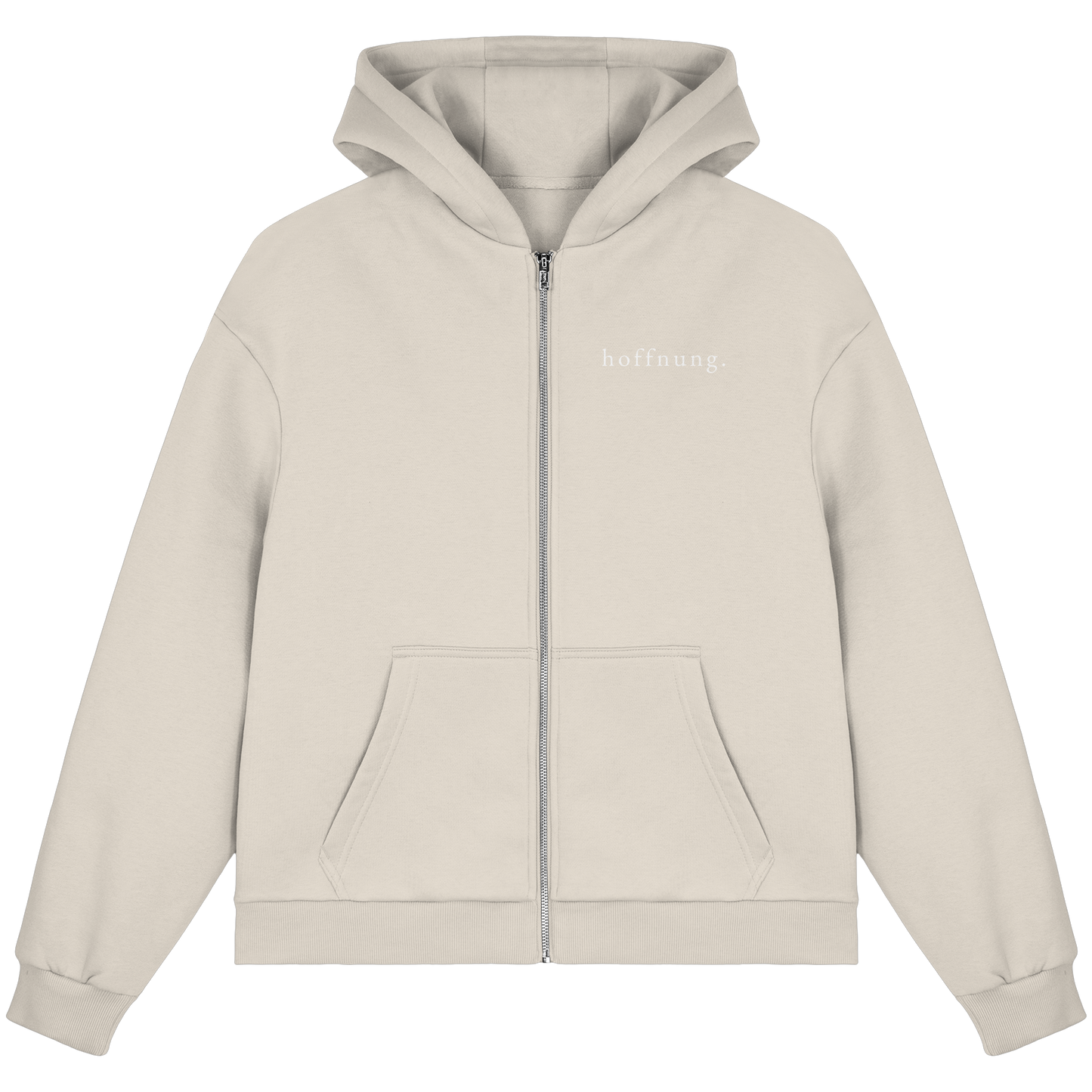 Die Hoffnung hat einen Namen - Jesus - Fluffy Boxcut Zipper