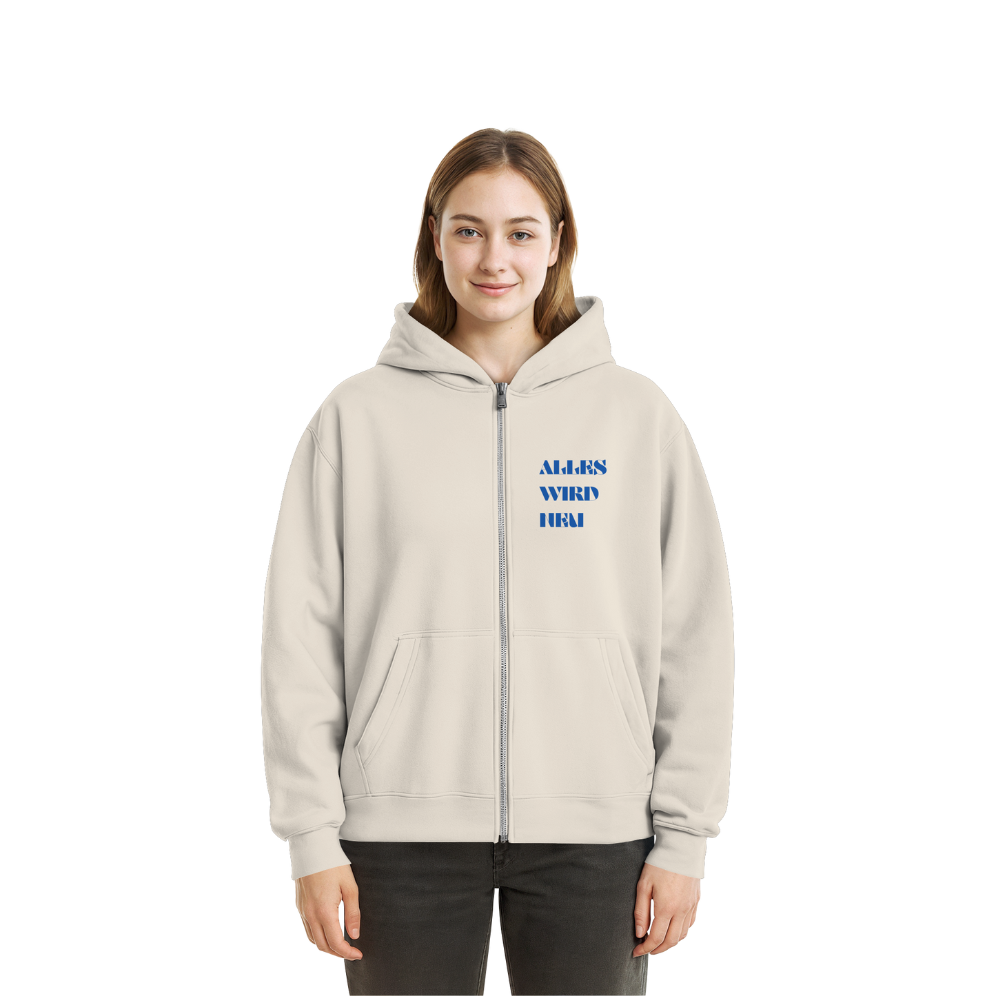 Alles wird neu - Fluffy Boxcut Zipper