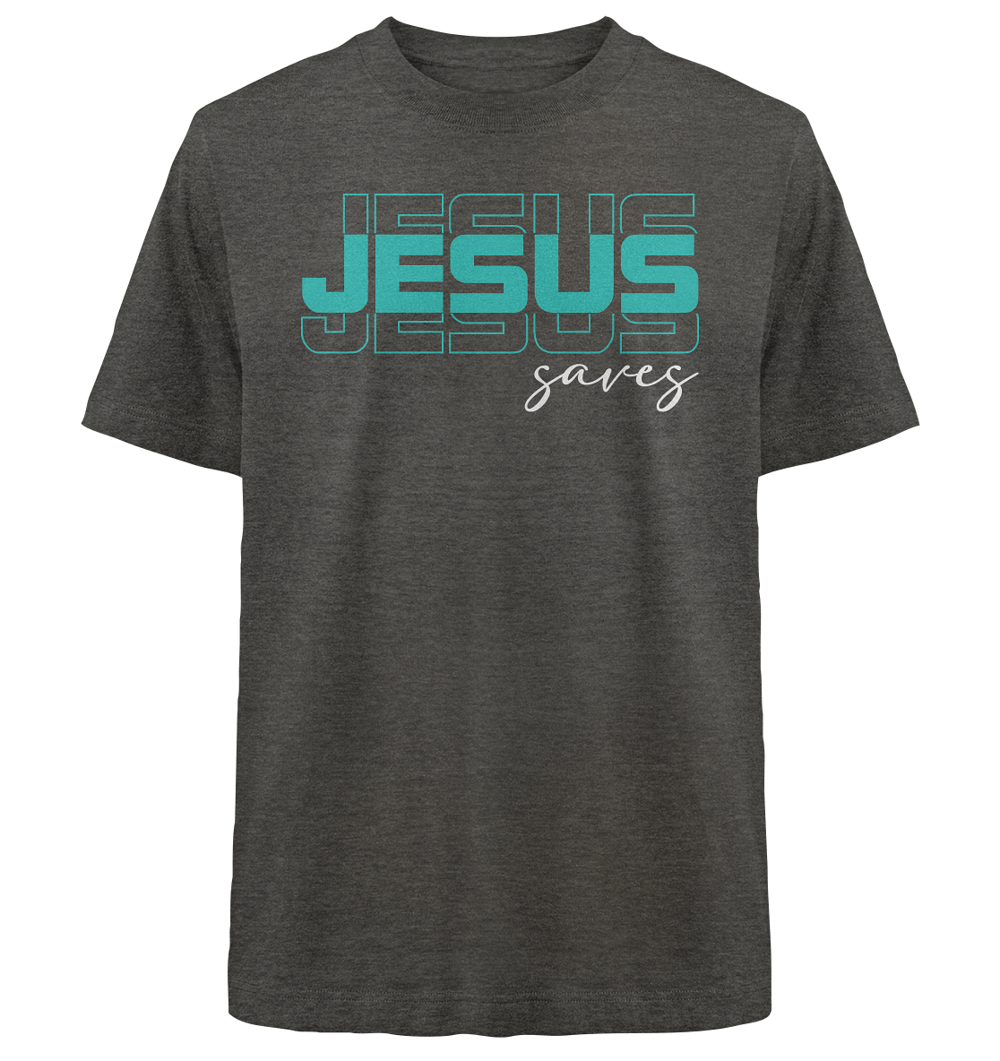 JESUS saves - Heavy Oversized Shirt