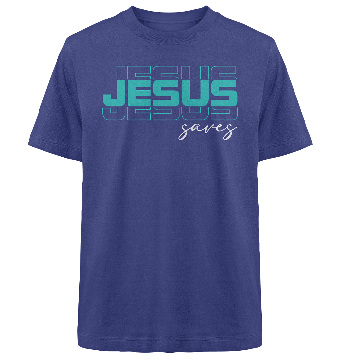 JESUS saves - Heavy Oversized Shirt