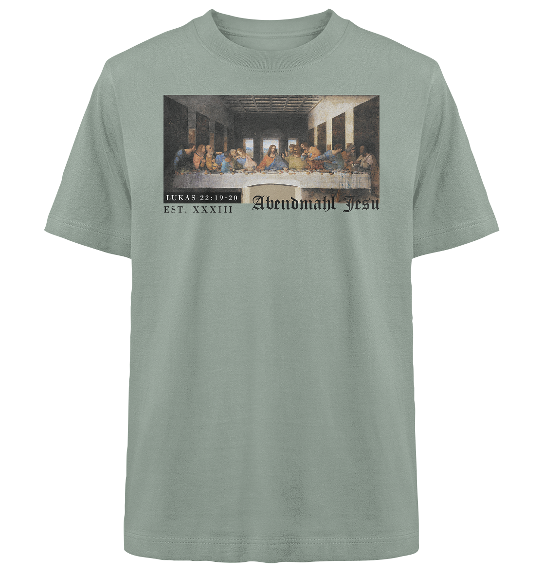 Abendmahl Jesu - Heavy Oversized Shirt