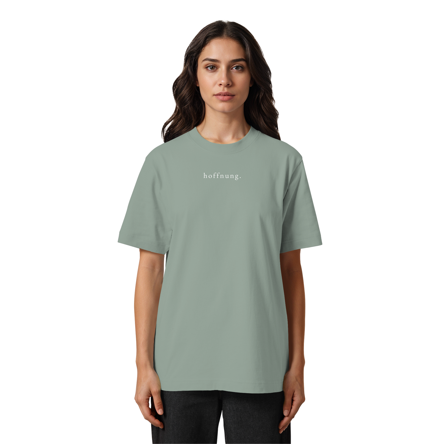 Die Hoffnung hat einen Namen - Jesus - Heavy Oversized Shirt