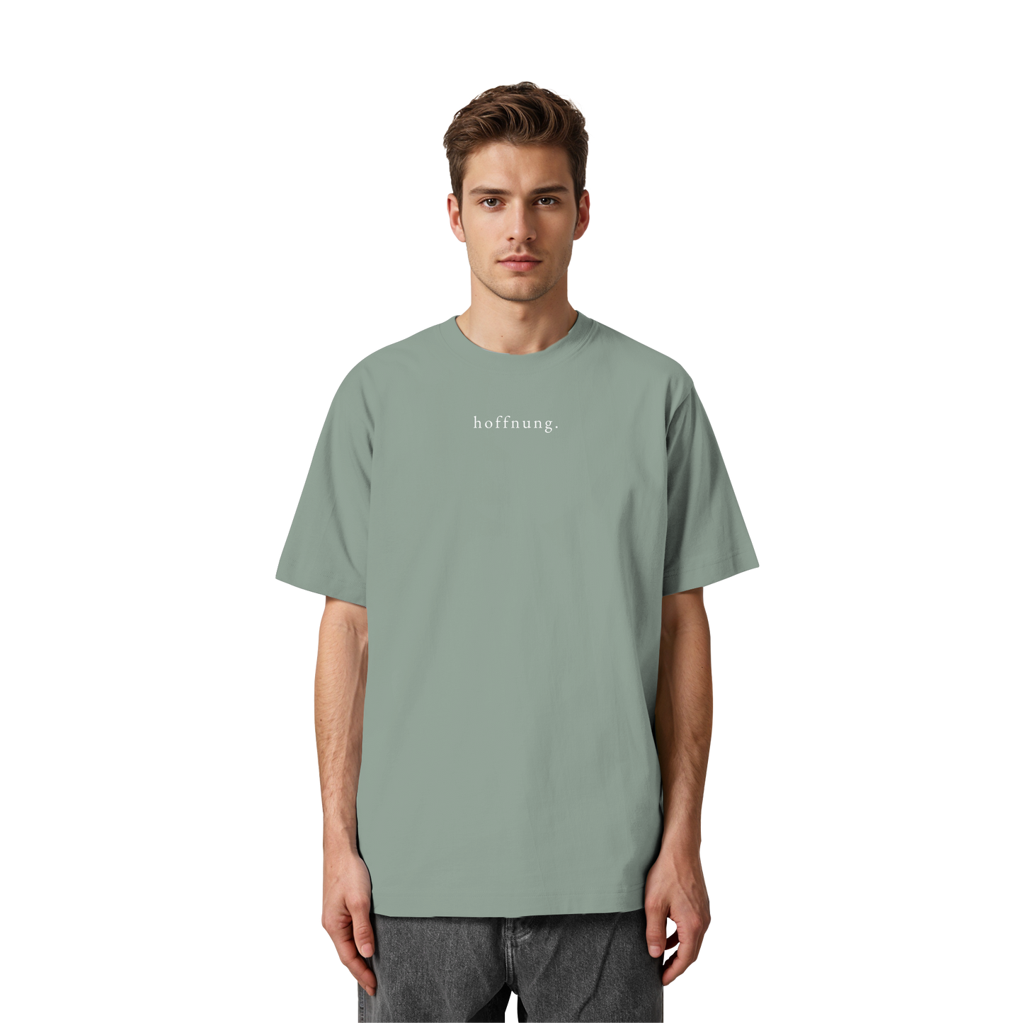Die Hoffnung hat einen Namen - Jesus - Heavy Oversized Shirt