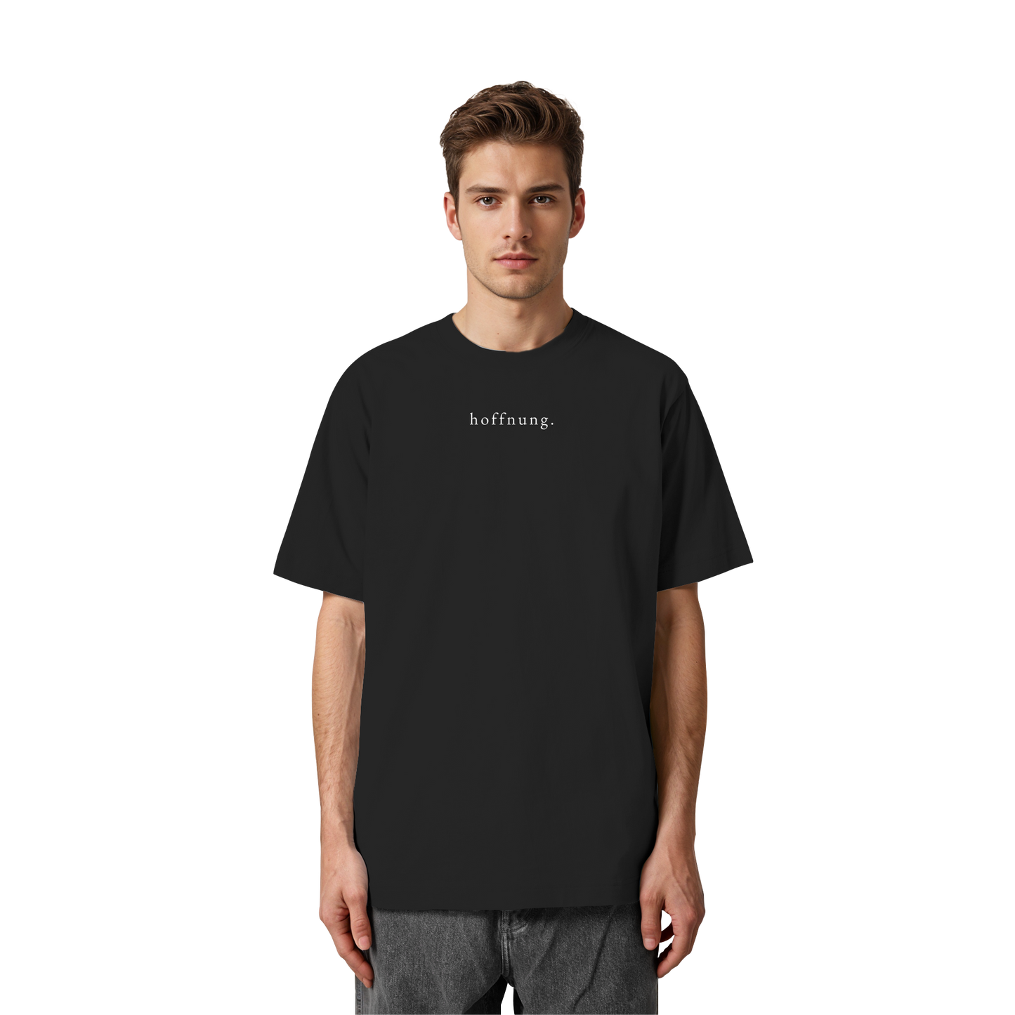 Die Hoffnung hat einen Namen - Jesus - Heavy Oversized Shirt