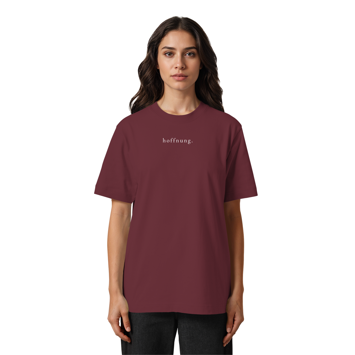 Die Hoffnung hat einen Namen - Jesus - Heavy Oversized Shirt