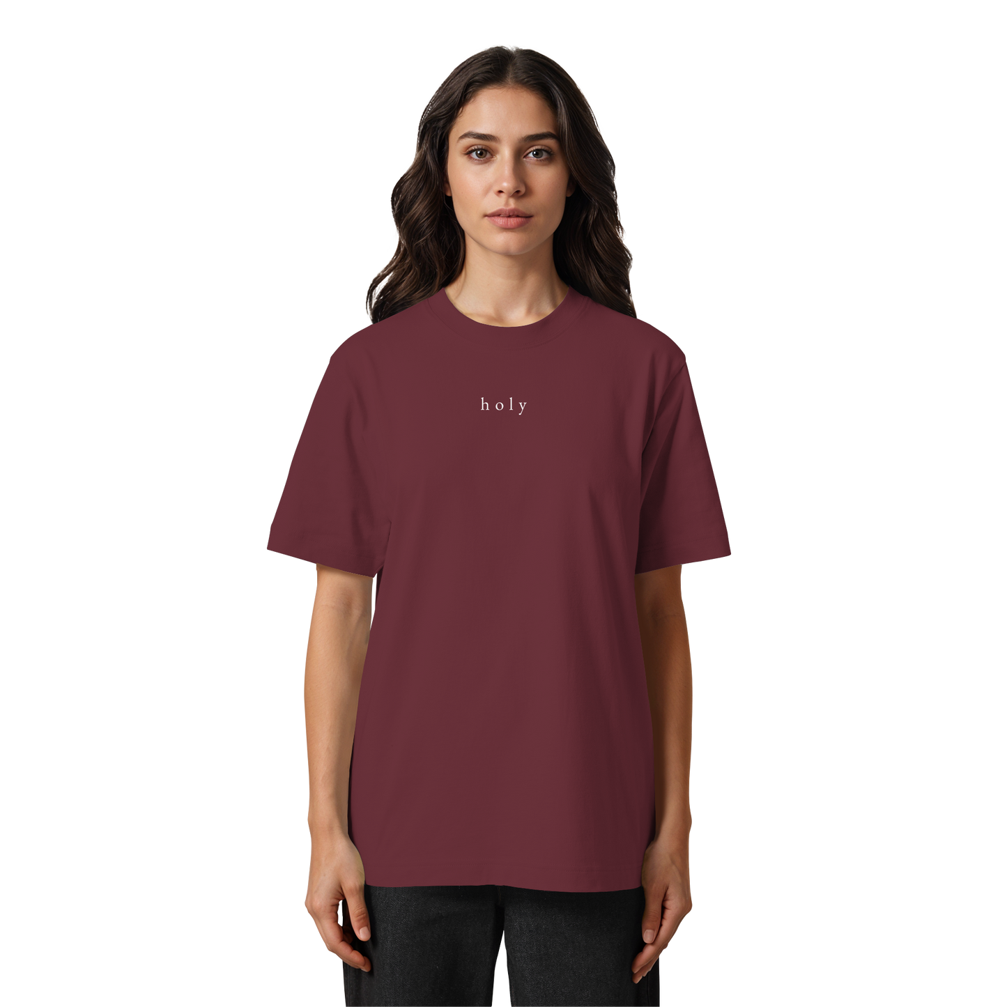HOLY - are you lord - Heavy Oversized Organic Shirt