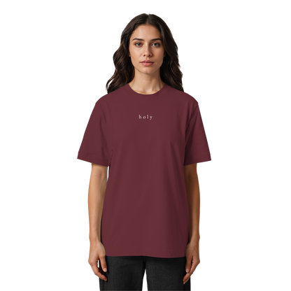 HOLY - are you lord - Heavy Oversized Organic Shirt