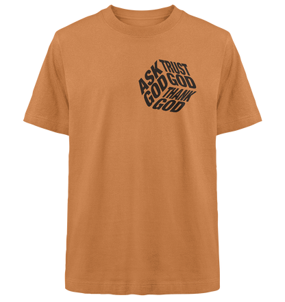 ASK-TRUST-THANK - Heavy Oversized Shirt