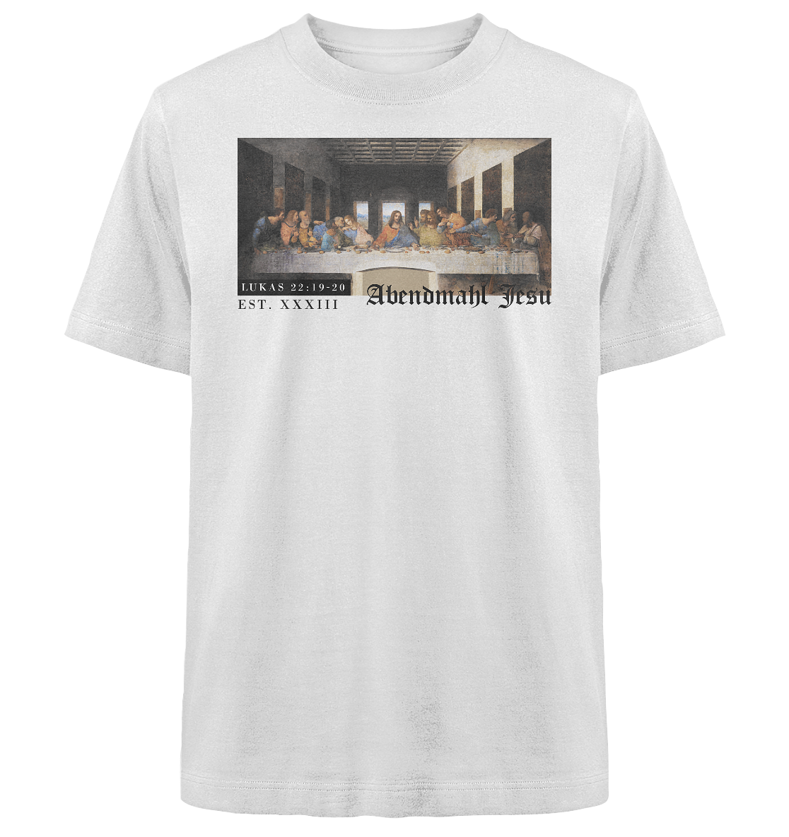 Abendmahl Jesu - Heavy Oversized Shirt