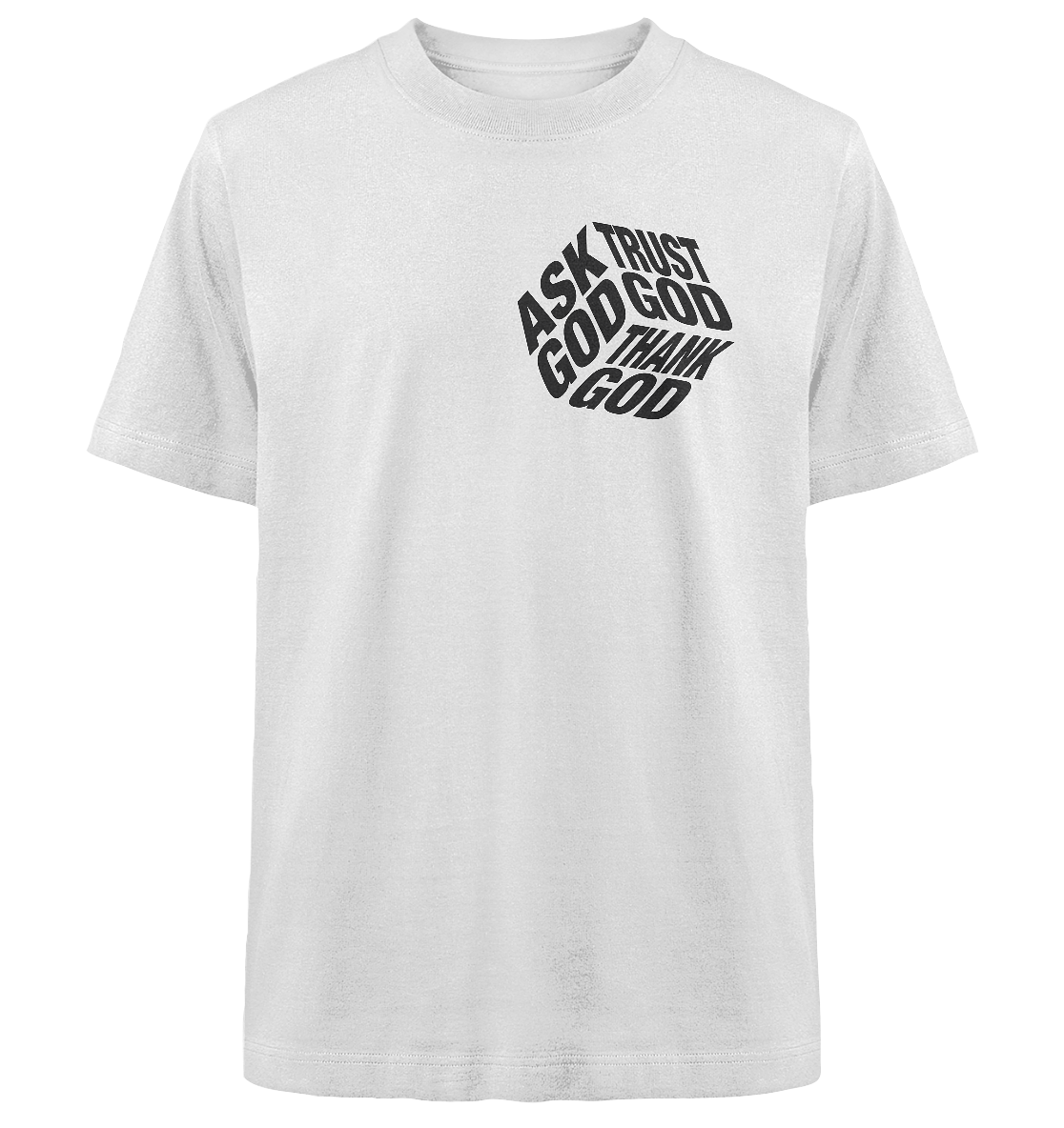 ASK-TRUST-THANK - Heavy Oversized Shirt