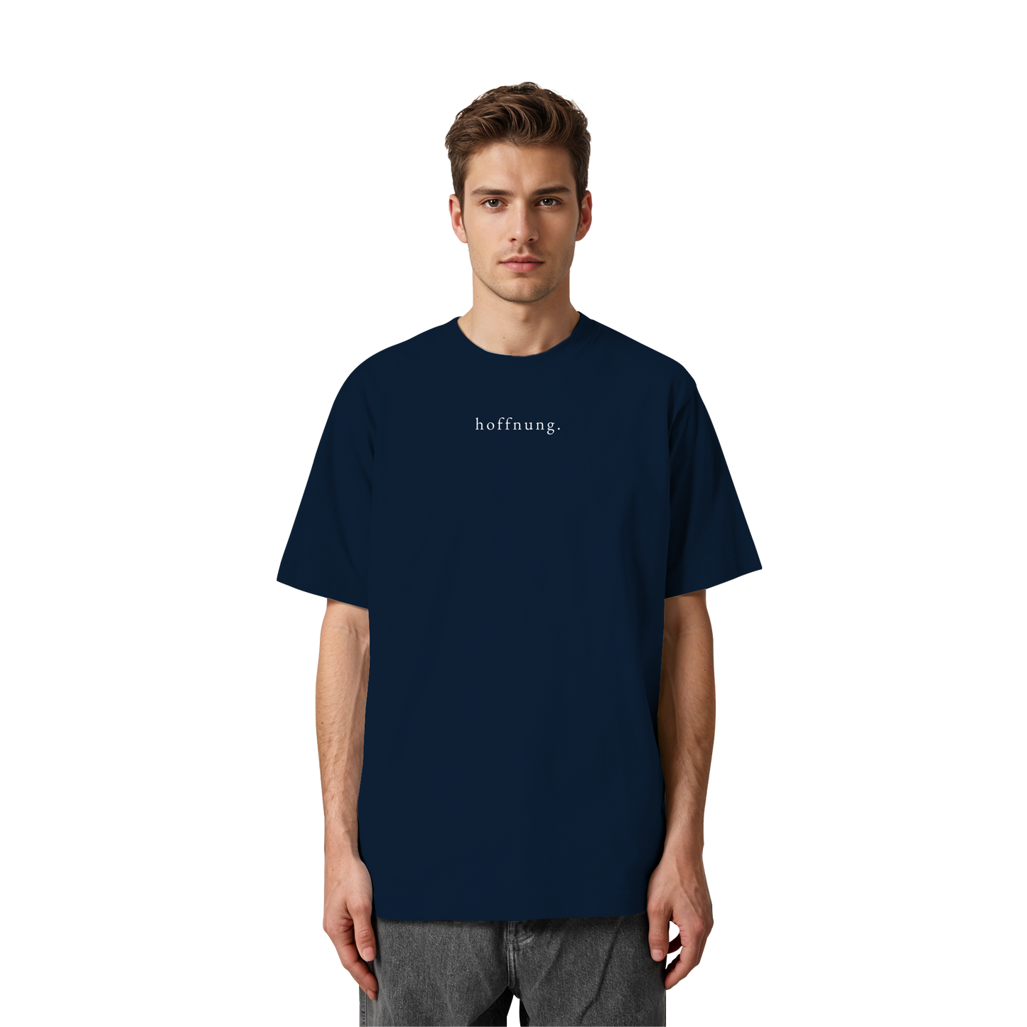 Die Hoffnung hat einen Namen - Jesus - Heavy Oversized Shirt