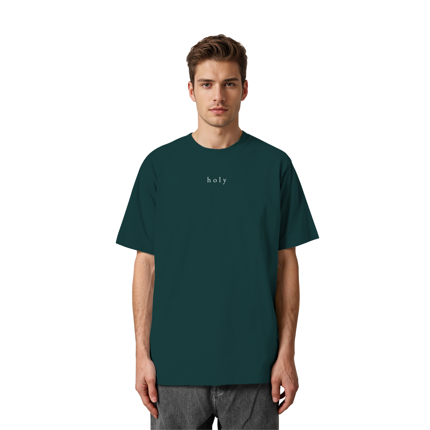 HOLY - are you lord - Heavy Oversized Organic Shirt