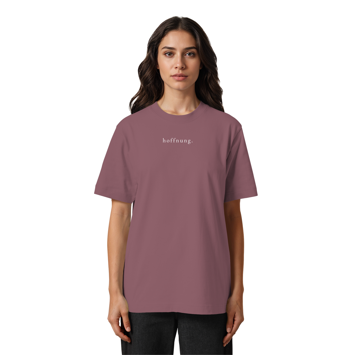 Die Hoffnung hat einen Namen - Jesus - Heavy Oversized Shirt