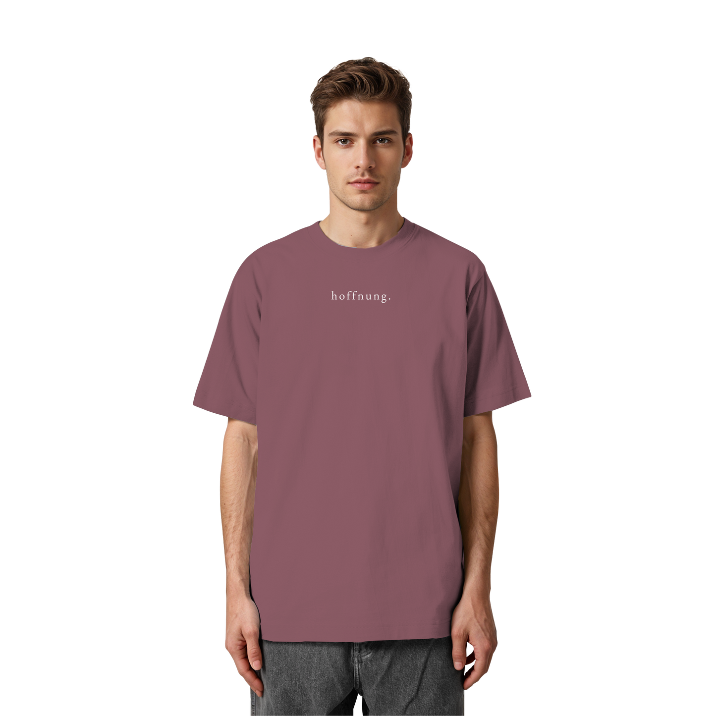 Die Hoffnung hat einen Namen - Jesus - Heavy Oversized Shirt