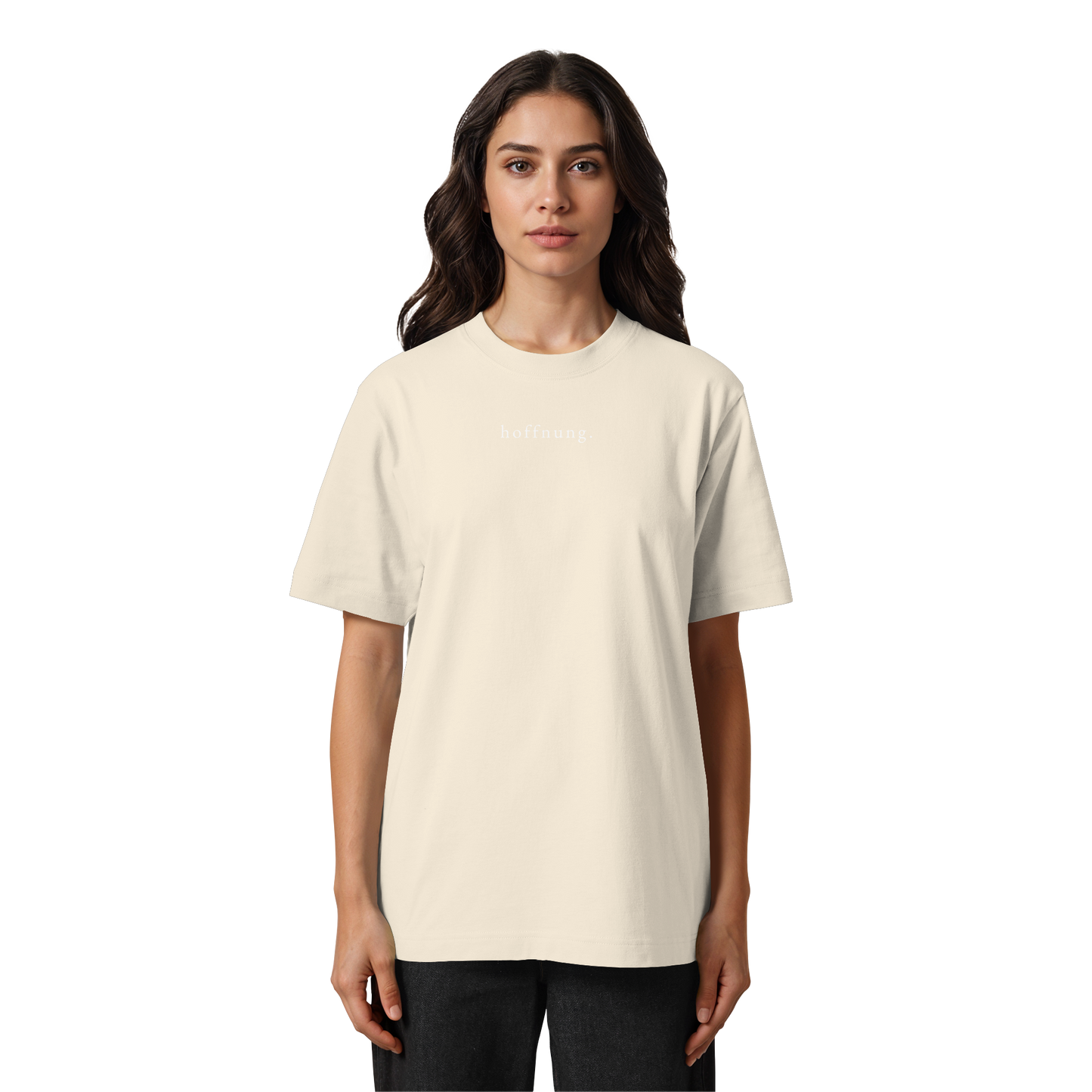 Die Hoffnung hat einen Namen - Jesus - Heavy Oversized Shirt
