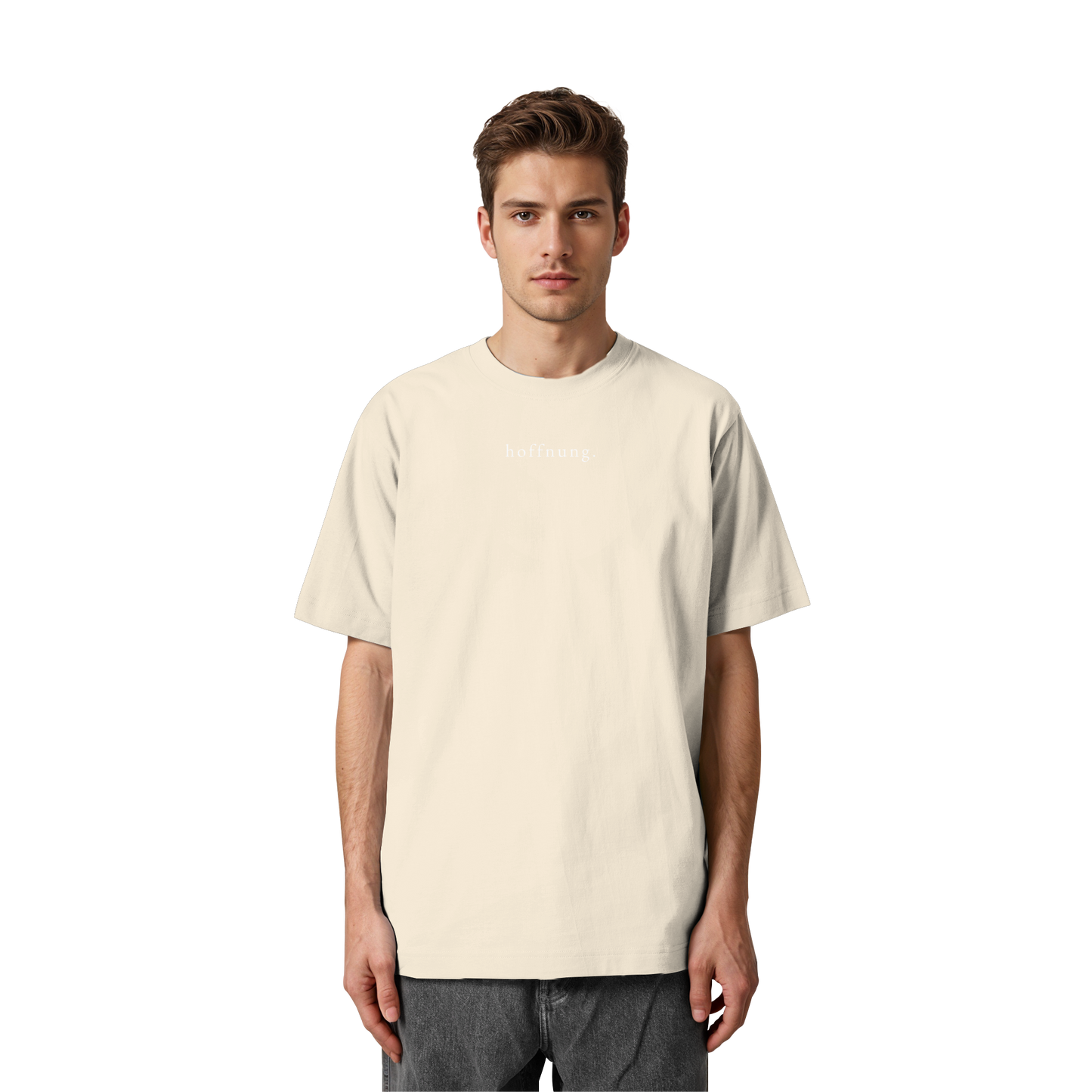 Die Hoffnung hat einen Namen - Jesus - Heavy Oversized Shirt