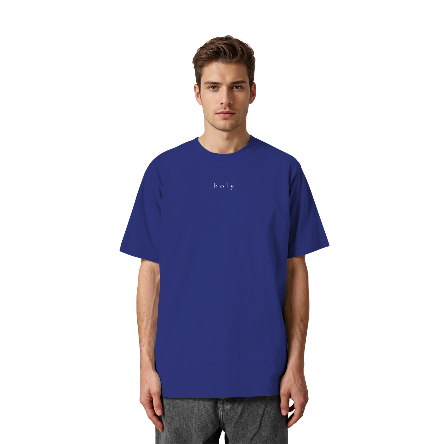 HOLY - are you lord - Heavy Oversized Organic Shirt