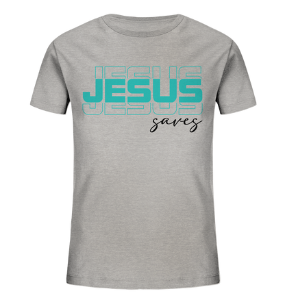 Jesus saves - Kinder Bio-Shirt