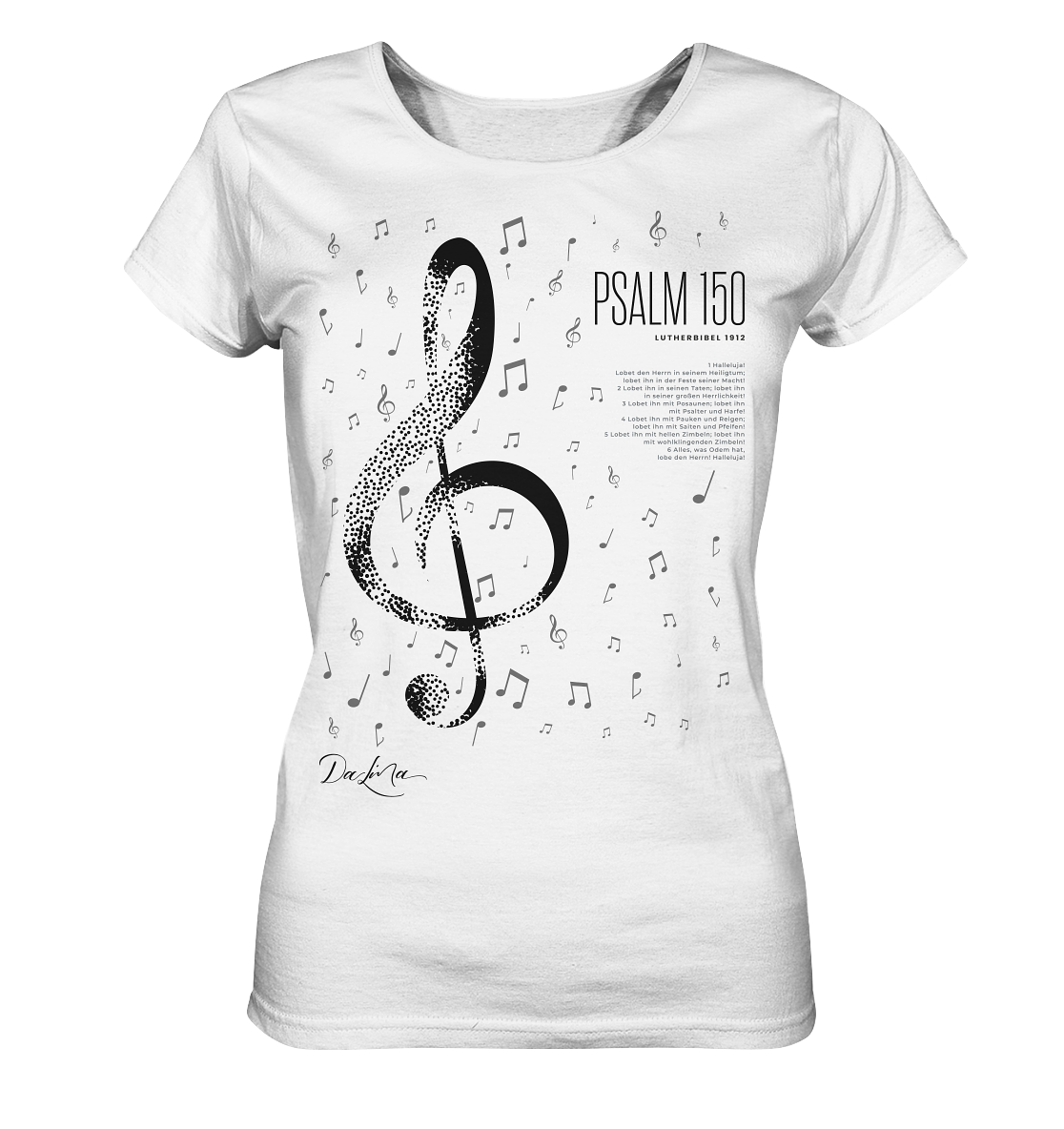 Psalm 150 - Lobet den Herrn - Damen Premium Shirt