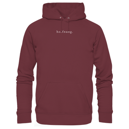 Die Hoffnung hat einen Namen - Jesus - Organic Hoodie
