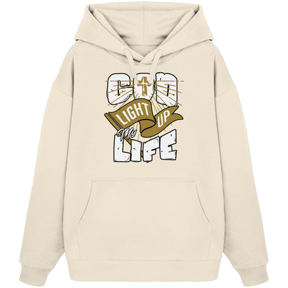 God light up my life - Premium Oversized Hoodie
