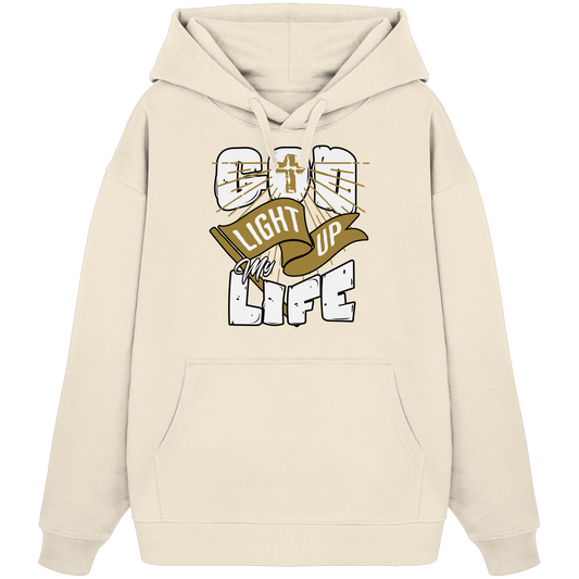 God light up my life - Premium Oversized Hoodie