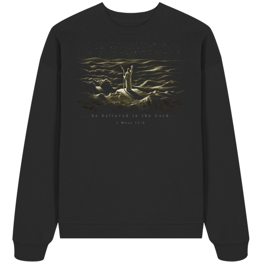 Father of faith - Premium Oversized Sweatshirt