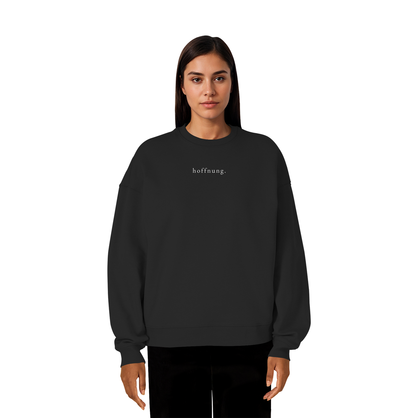 Die Hoffnung hat einen Namen - Jesus - Heavy Oversize Sweatshirt
