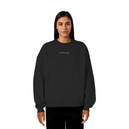 Die Hoffnung hat einen Namen - Jesus - Heavy Oversize Sweatshirt