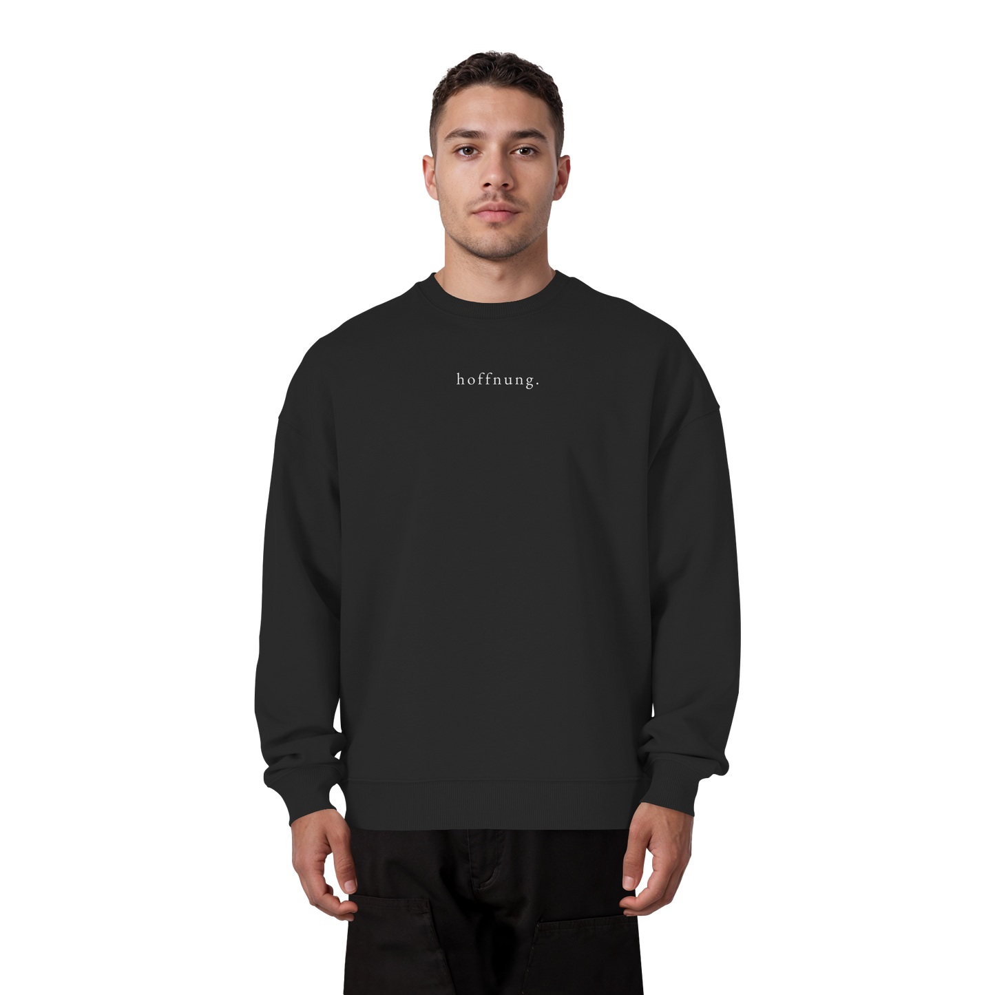 Die Hoffnung hat einen Namen - Jesus - Heavy Oversize Sweatshirt
