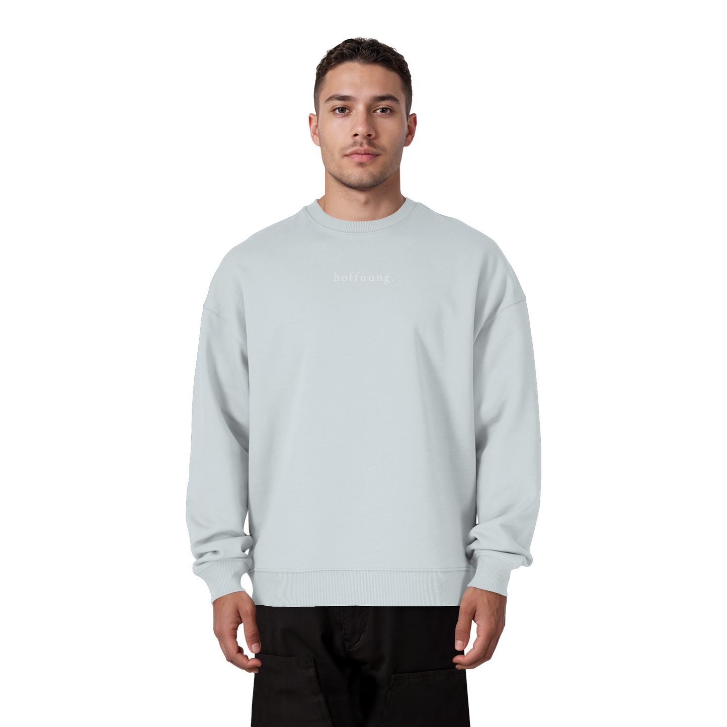 Die Hoffnung hat einen Namen - Jesus - Heavy Oversize Sweatshirt