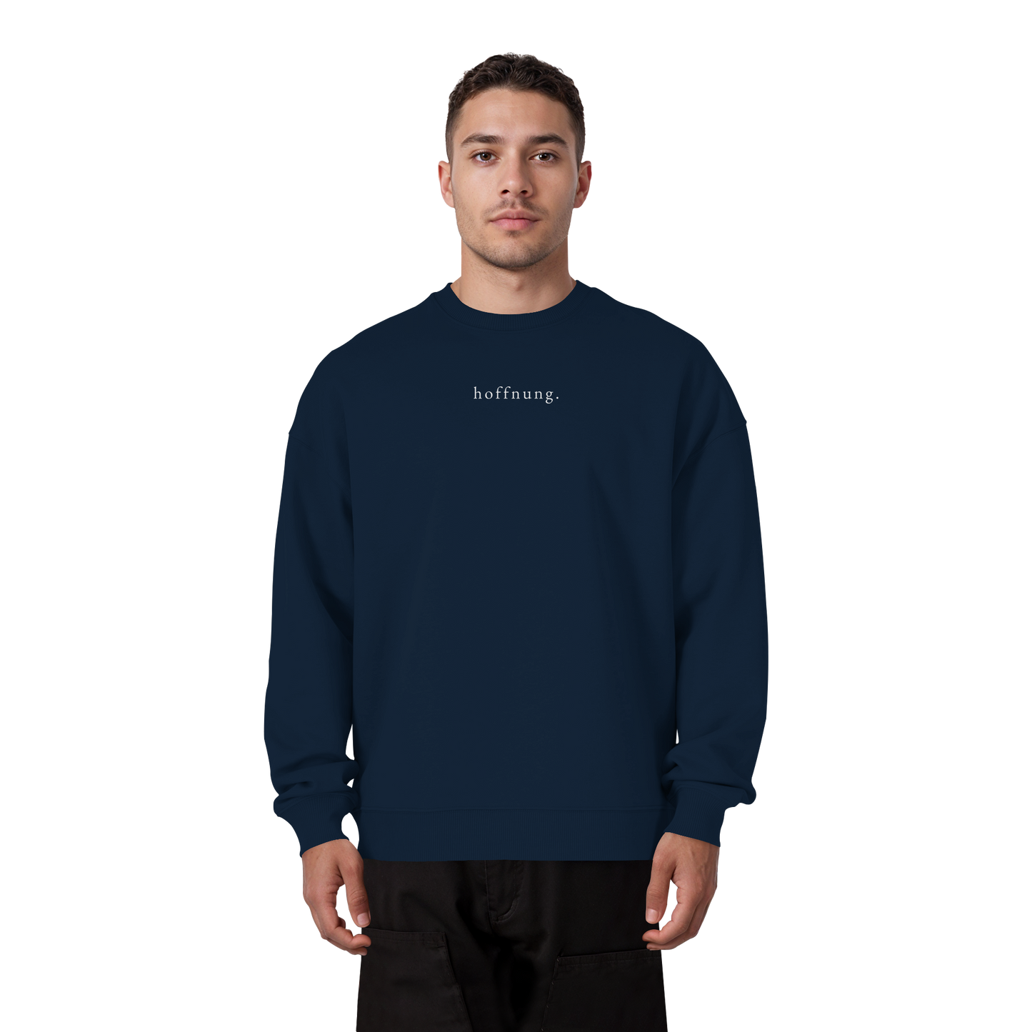 Die Hoffnung hat einen Namen - Jesus - Heavy Oversize Sweatshirt