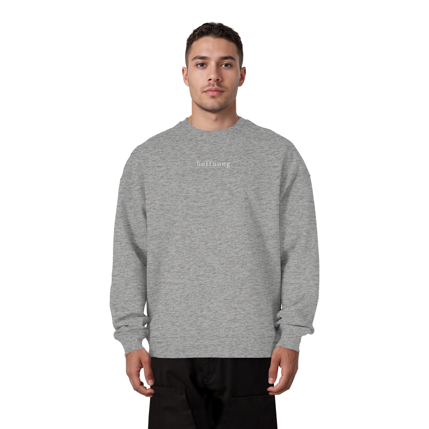 Die Hoffnung hat einen Namen - Jesus - Heavy Oversize Sweatshirt