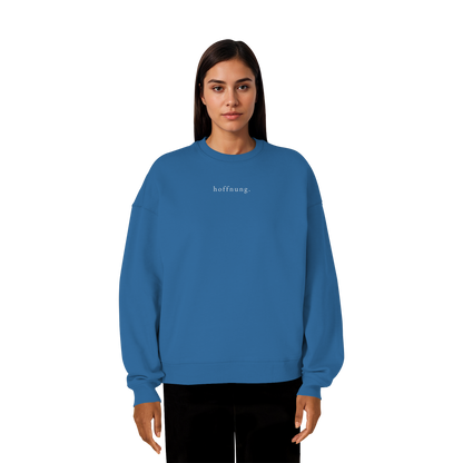 Die Hoffnung hat einen Namen - Jesus - Heavy Oversize Sweatshirt