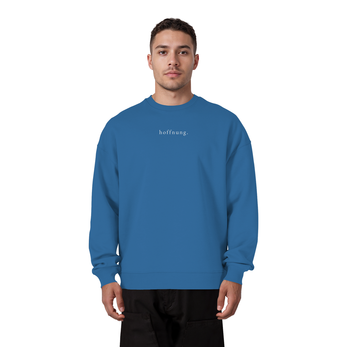 Die Hoffnung hat einen Namen - Jesus - Heavy Oversize Sweatshirt