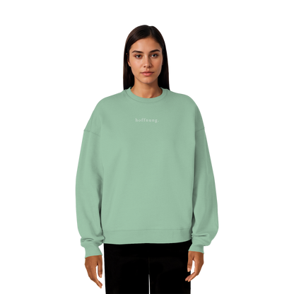 Die Hoffnung hat einen Namen - Jesus - Heavy Oversize Sweatshirt