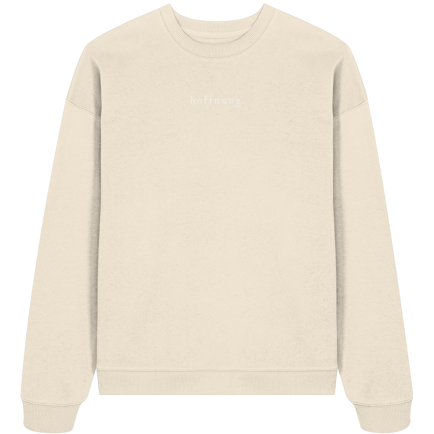 Die Hoffnung hat einen Namen - Jesus - Heavy Oversize Sweatshirt