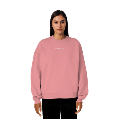 Die Hoffnung hat einen Namen - Jesus - Heavy Oversize Sweatshirt