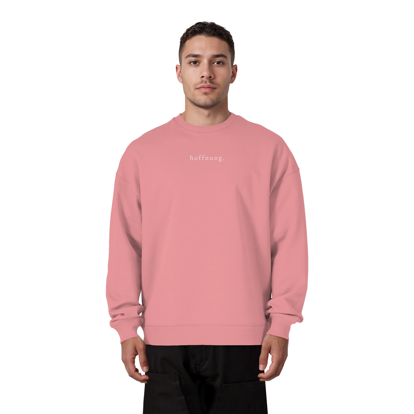 Die Hoffnung hat einen Namen - Jesus - Heavy Oversize Sweatshirt