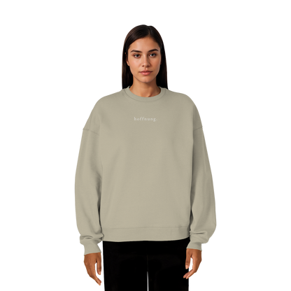 Die Hoffnung hat einen Namen - Jesus - Heavy Oversize Sweatshirt