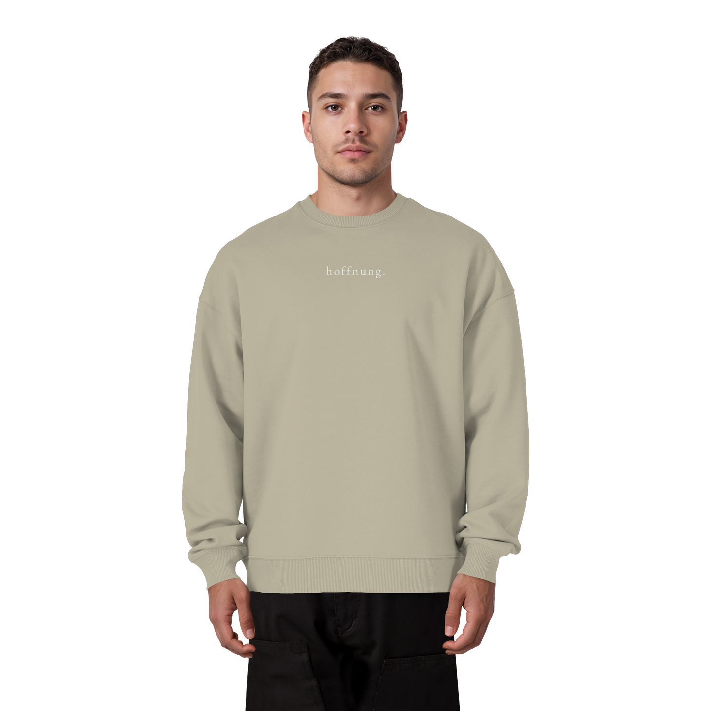 Die Hoffnung hat einen Namen - Jesus - Heavy Oversize Sweatshirt